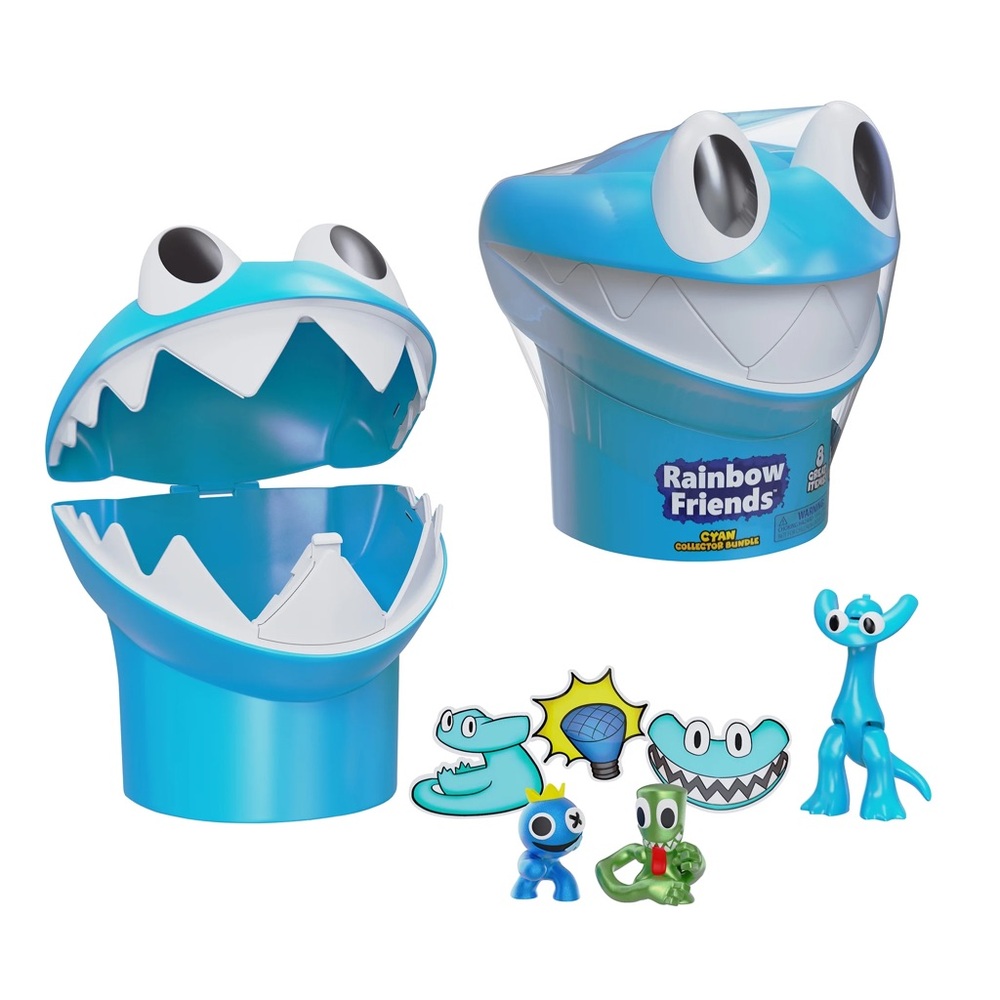 Rainbow Friends Cyan Collector Playset - Bundle Toy Blue and White - Picture 2 of 3